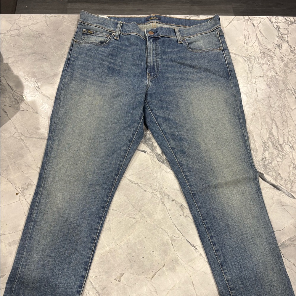 Polo Ralph Lauren Jeans Women's Blue Medium Wash Classic Straight Denim